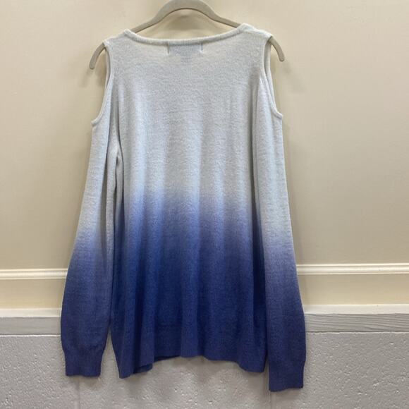 Coleen Lopez women’s size Small ombré cold shoulder sweater - Picture 6 of 6